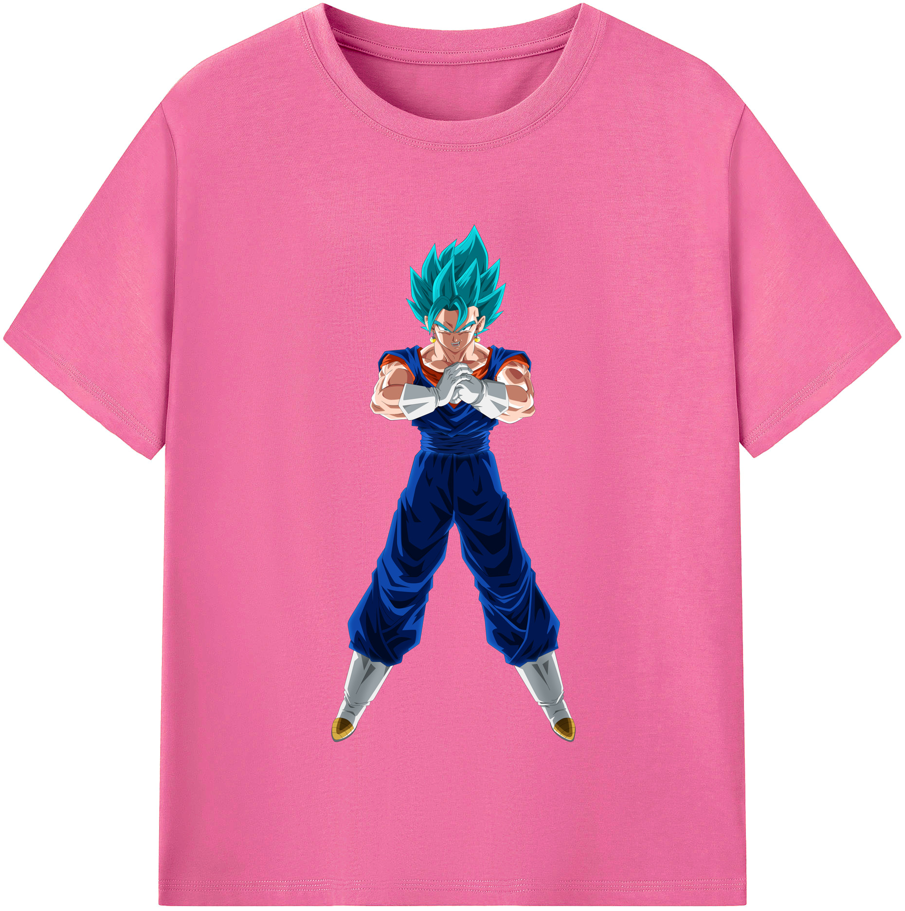 （画像用） ドラゴンボール ベジット DRAGON BALL Vegetto レディースカジュアルプリントTシャツ（綿100％）